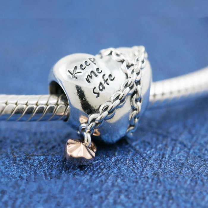 Talisman Argint 925, Charm compatibil Pandora – Keep me safe, Bijuterii Nadiela [2]