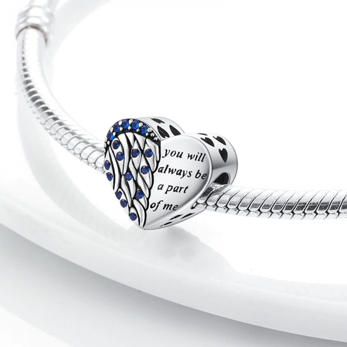 Talisman Argint 925, Charm compatibil Pandora – Part of me, Bijuterii Nadiela [2]
