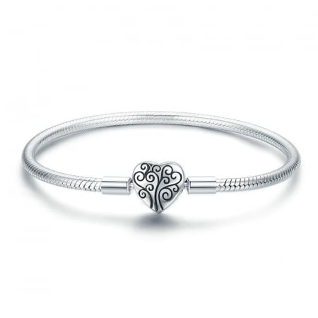 Bratari - Bratara pentru talismane compatibile Pandora din Argint 925 – Love Story