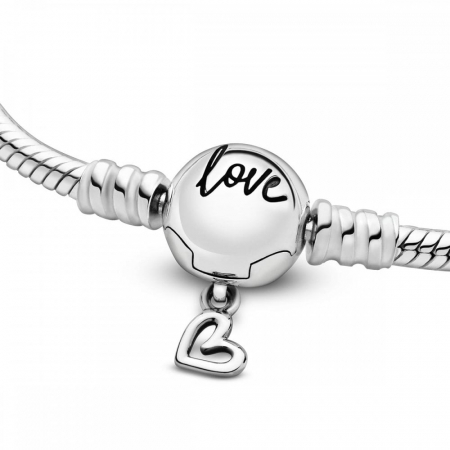 Bratara pentru talismane compatibile Pandora din Argint 925 – Moments of Love 17 cm, Bijuterii Nadiela [1]