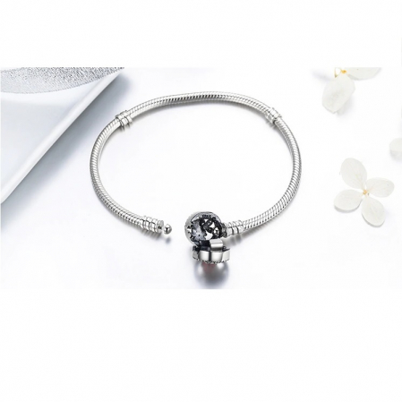 Bratara pentru talismane compatibile Pandora din Argint 925 – Poetic Blooms 19 cm, Bijuterii Nadiela [1]