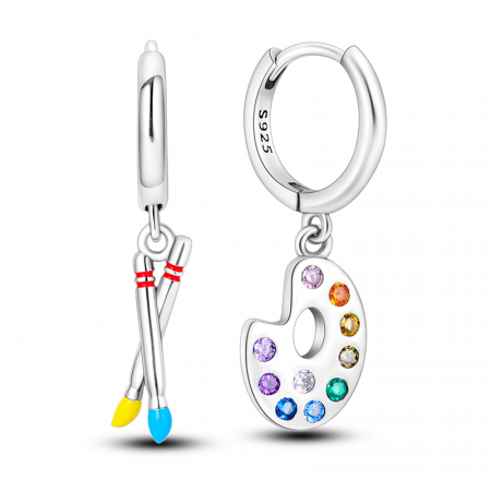 Cercei - Cercei Argint 925 – Pictura