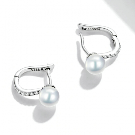 Cercei Argint 925 – Perle Argintii, Bijuterii Nadiela [1]