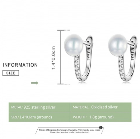 Cercei Argint 925 – Perle Argintii, Bijuterii Nadiela [7]