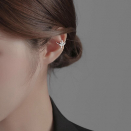 Cercei clips, Shiny Star Clips Bijuterii Nadiela [2]