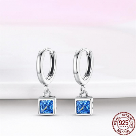 Cercei Argint 925 – Blue cubic [1]