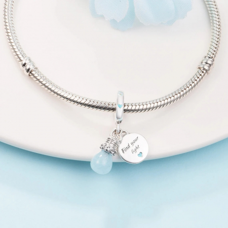 Talisman Argint 925, Charm compatibil Pandora – Find your light, Bijuterii Nadiela [3]