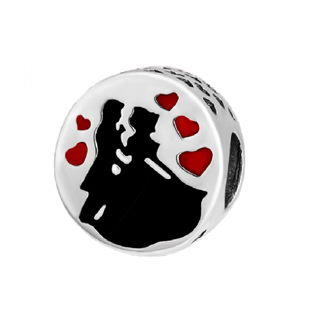Talisman Argint 925, Charm compatibil Pandora – Dancing Lovers, Bijuterii Nadiela