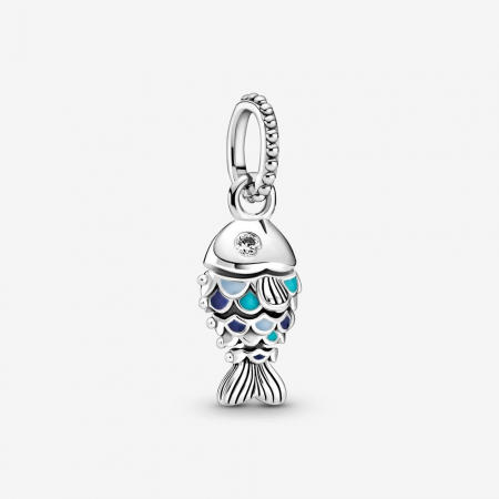 Talisman Argint 925, Charm compatibil Pandora – Lucky fish, Bijuterii Nadiela [1]