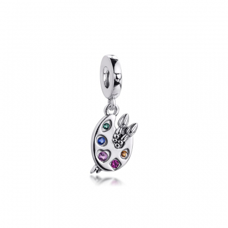 Talisman Argint 925, Charm compatibil Pandora – Paleta Pictura, Bijuterii Nadiela [1]