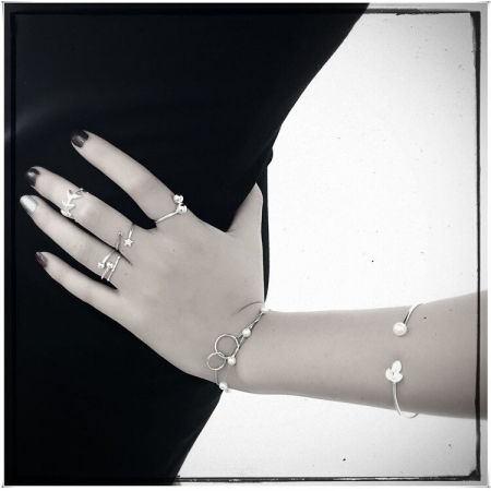 Inel din Argint 925 reglabil – Stars, Bijuterii Nadiela [1]