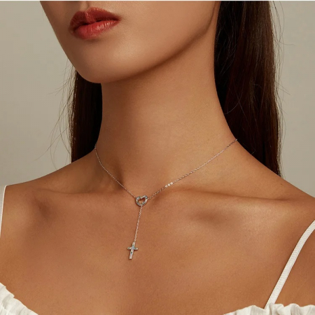 Lantisor din argint 925 - Dragoste si Credinta [3]