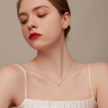 Bijuterii Nadiela, Lantisor din argint 925 reglabil 39-45cm - Diamond cut [3]