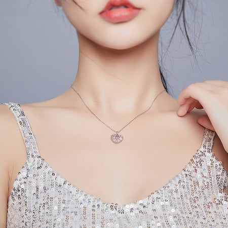 Bijuterii Nadiela, Lantisor din argint 925 - Copacul iubirii [4]