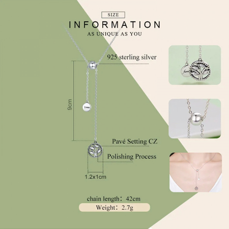 Lantisor din argint 925 - Copacul vietii [3]