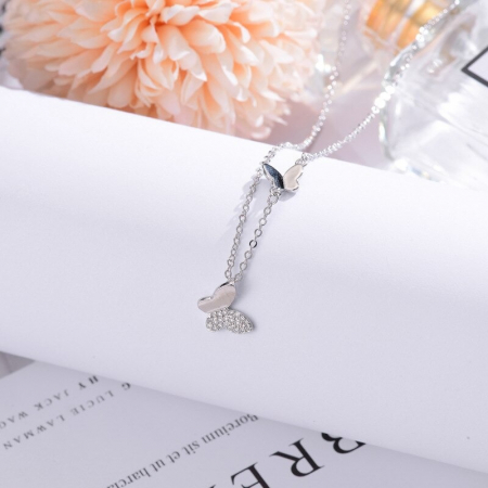 Bijuterii Nadiela, Lantisor din argint 925 - Fluturasi [1]