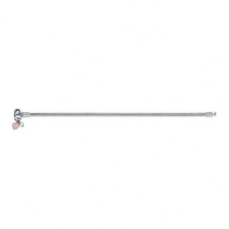 Bratara pentru talismane compatibile Pandora din Argint 925 – Leaves & Snake 17cm, Bijuterii Nadiela [5]