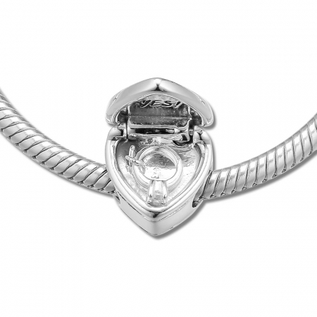 Talisman Argint 925, Charm compatibil Pandora – Cerere in casatorie [2]