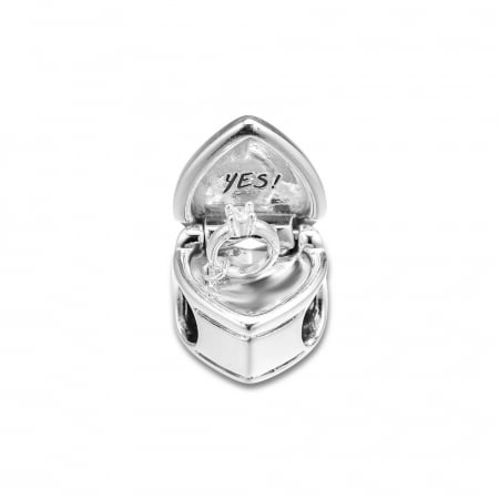 Talisman Argint 925, Charm compatibil Pandora – Cerere in casatorie [3]