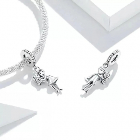 Talisman Argint 925, Charm compatibil Pandora – Indragostiti, Bijtuerii Nadiela [2]