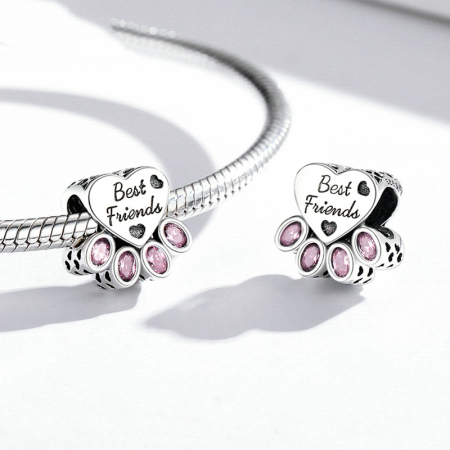 Talisman Argint 925, compatibil Pandora – Little Best Friend [1]