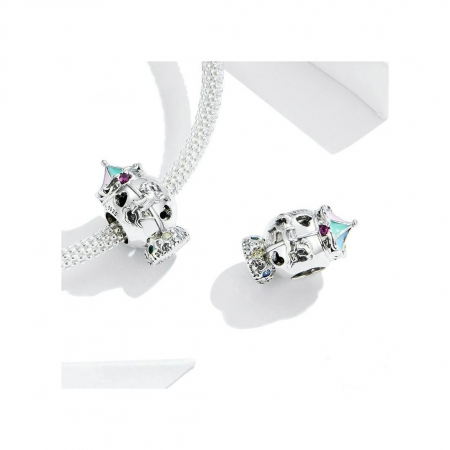 Talisman Argint 925, Charm compatibil Pandora – Carusel [2]