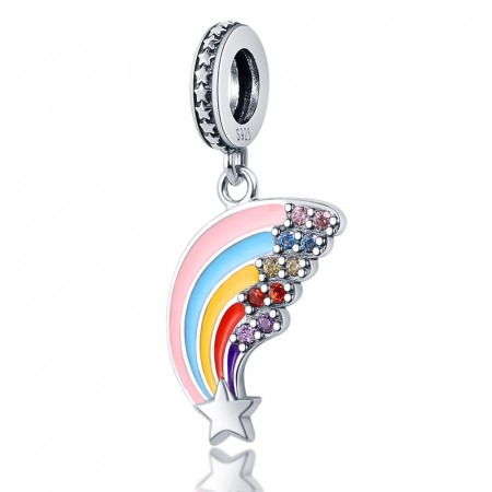 Talisman Argint 925, Charm compatibil Pandora – Curcubeul, Bijuterii Nadiela [0]