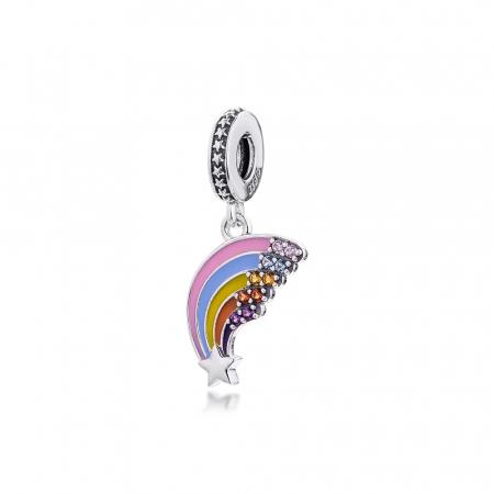 Talisman Argint 925, Charm compatibil Pandora – Curcubeul, Bijuterii Nadiela [3]