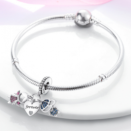 Talisman Argint 925, Charm compatibil Pandora – Enjoy the moment, Bijuterii Nadiela [5]