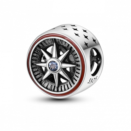 Talismane cu mesaje - Talisman Argint 925, Charm compatibil Pandora – Simbolul curajului, Bijuterii Nadiela