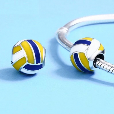 Talisman Argint 925, Charm compatibil Pandora – Volley Ball, Bijuterii Nadiela [1]
