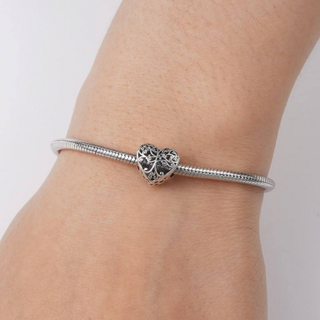 Talisman Argint 925, Charm compatibil Pandora – Copacul inimii, Bijuterii Nadiela [2]