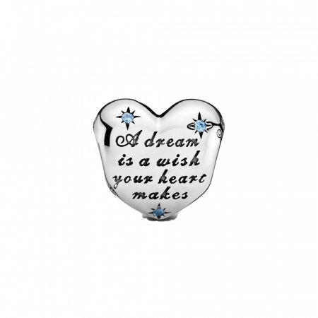 Talismane cu mesaje - Talisman Argint 925, Charm compatibil Pandora – Heart's dreams, Bijuterii Nadiela