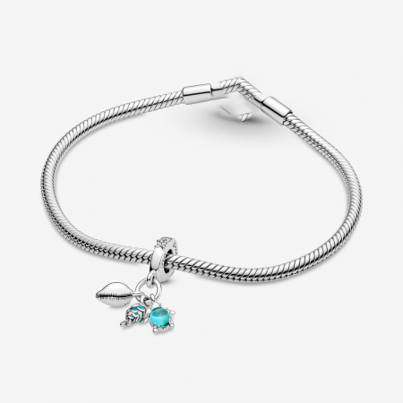 Talisman Argint 925, Charm compatibil Pandora – Remember the sea, Bijuterii Nadiela [4]