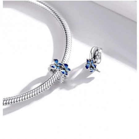 Talisman Argint 925, Charm compatibil Pandora – Sweet Butterflies, Bijuterii Nadiela [2]