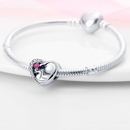 Talisman Argint 925, Charm compatibil Pandora – Ingerul meu , Bijuterii Nadiela [3]