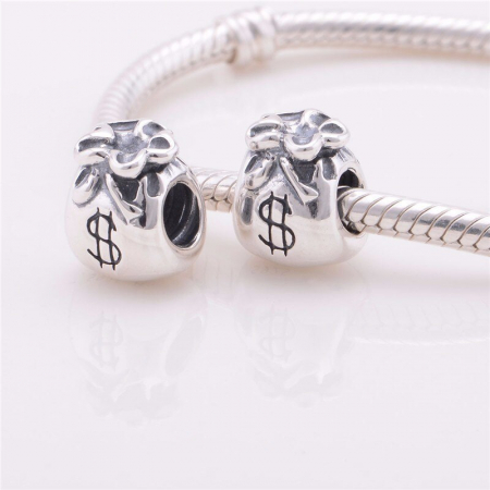 Talisman Argint 925, Charm compatibil Pandora – Be rich, Bijuterii Nadiela [2]