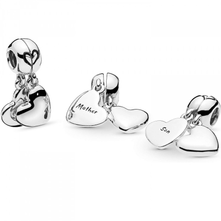 Talisman Argint 925, Charm compatibil Pandora – Mother and son, Bijuterii Nadiela [3]