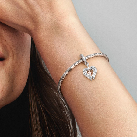 Talisman Argint 925, Charm compatibil Pandora – Urmeaza-ti visele, Bijuterii Nadiela [4]