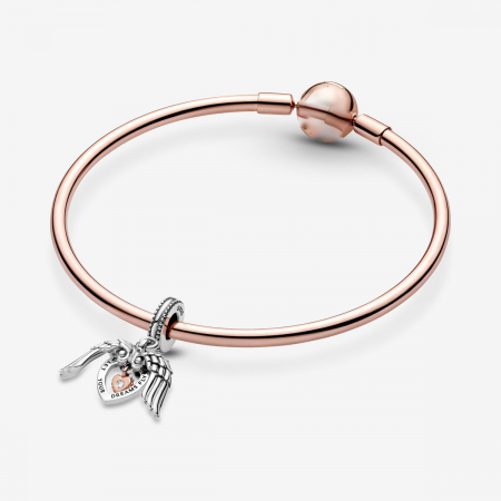 Talisman Argint 925, Charm compatibil Pandora – Urmeaza-ti visele, Bijuterii Nadiela [3]