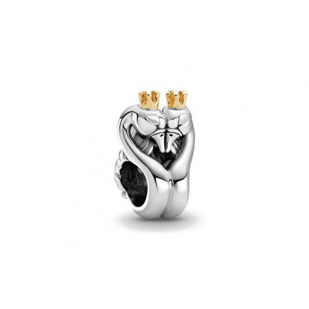 Talismane cu animale - Talisman Argint 925, Charm compatibil Pandora – Purity of love, Bijuterii Nadiela