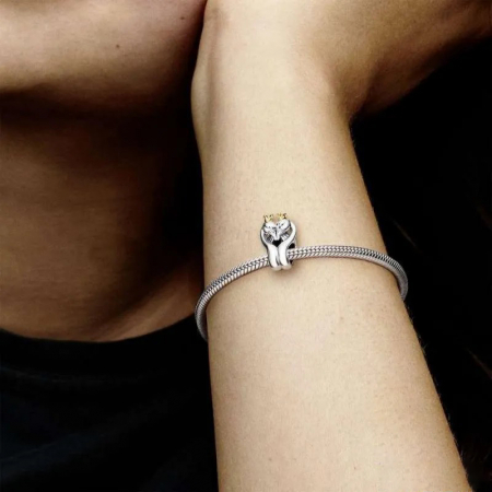 Talisman Argint 925, Charm compatibil Pandora – Purity of love, Bijuterii Nadiela [3]