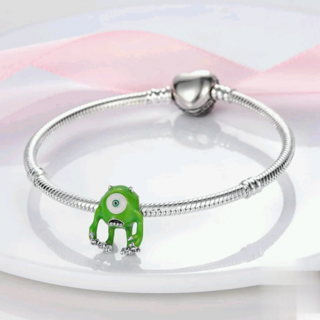 Talisman Argint 925, Charm compatibil Pandora – Mike Monsters Inc, Bijuterii Nadiela [2]