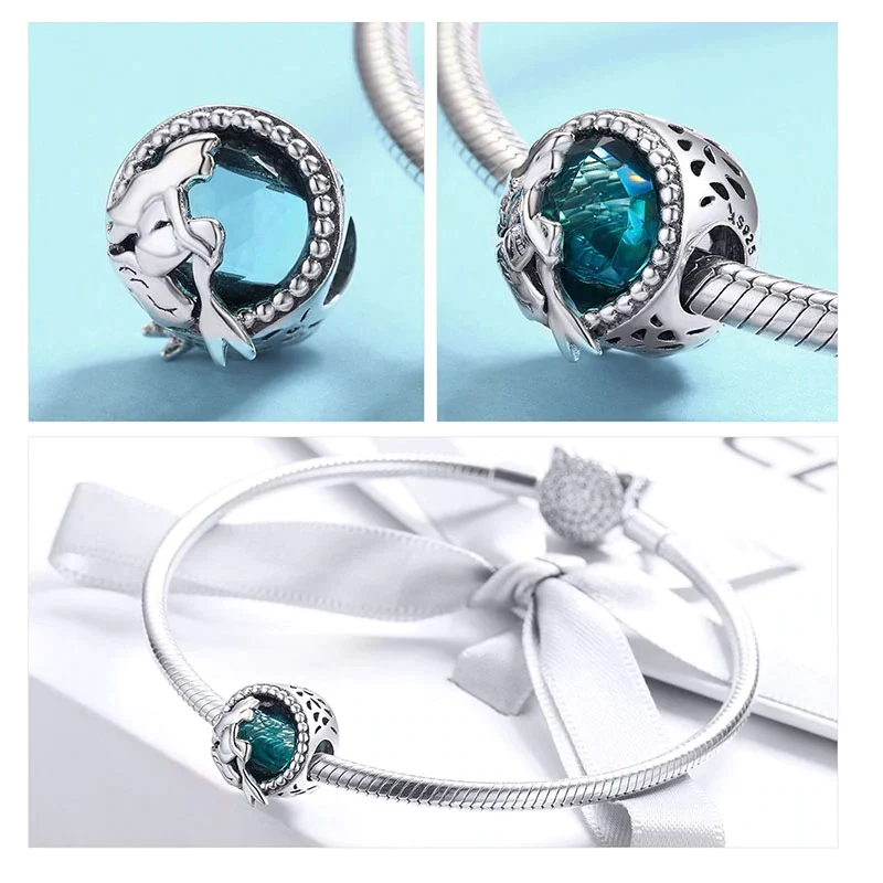 Talisman Argint 925, Charm compatibil Pandora – Princess of the Sea, Bijuterii Nadiela [1]