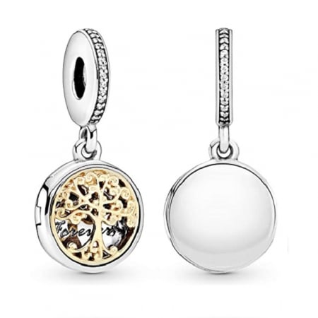 Talisman Argint 925, Charm compatibil Pandora – Family roots, Bijuterii Nadiela [1]