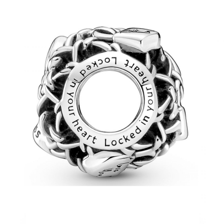 Talisman Argint 925, Charm compatibil Pandora – True Love, Bijuterii Nadiela [2]
