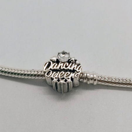 Talisman Argint 925, Charm compatibil Pandora – Dancing Queen , Bijuterii Nadiela [3]