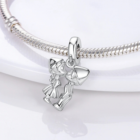 Talisman Argint 925, Charm compatibil Pandora – Little Lovers, Bijuterii Nadiela [1]