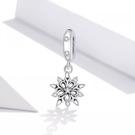 Bijuterii Nadiela Talisman Argint 925, compatibil Pandora – Fulg de nea [1]