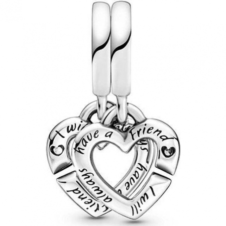 Talisman Argint 925, compatibil Pandora – Sis and Sister [1]